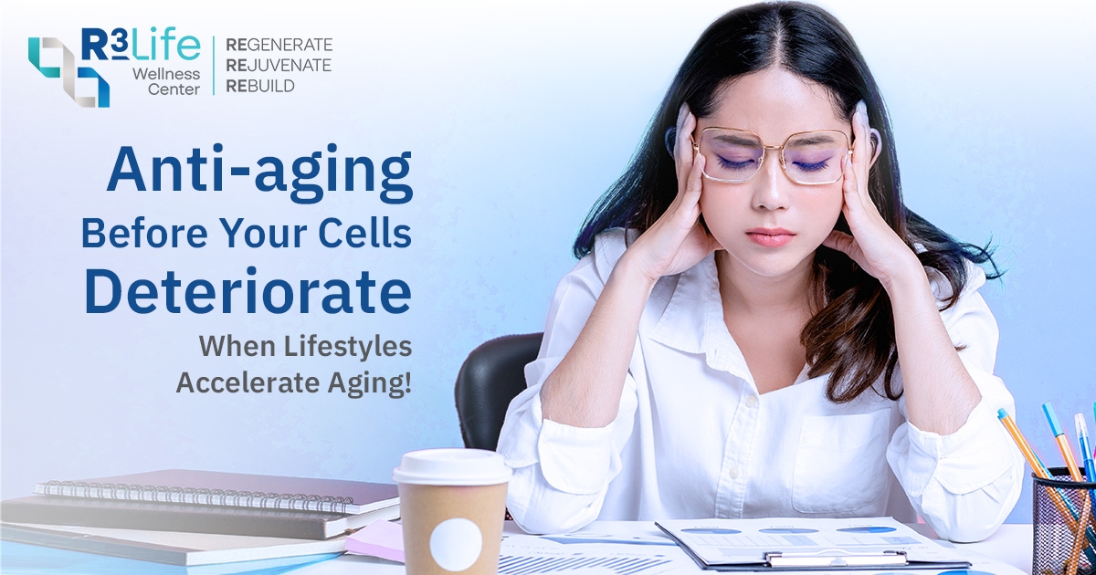 ชะลอวัยก่อนเซลล์เสื่อม เมื่อไลฟ์สไตล์เสี่ยงเป็นตัวเร่งความแก่!  1